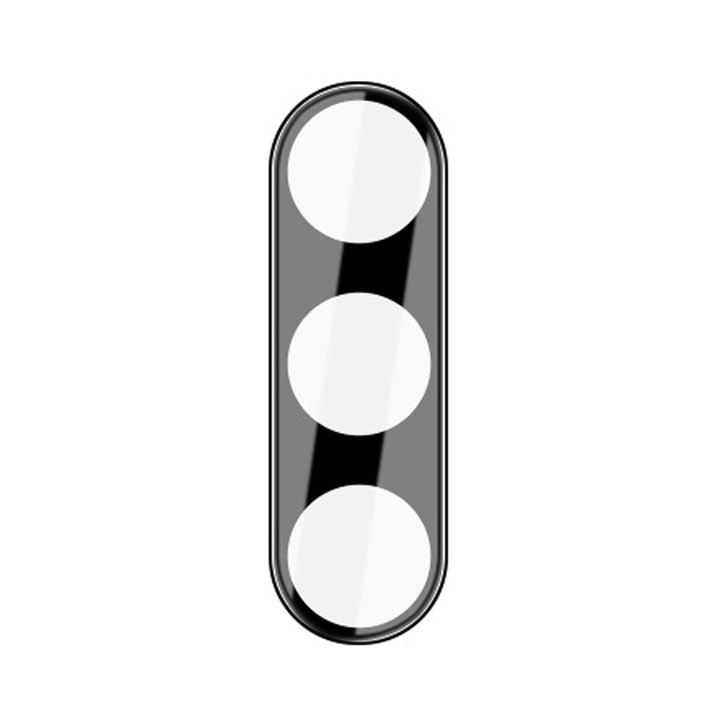 Folie de protectie camere pentru Samsung S23 Plus, din sticla, Tempered Glass, 6D, Full adeziv si acoperire, 9H, Neagra Negru AntiShock