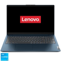 Laptop Lenovo IdeaPad 5 15ITL05 cu procesor Intel Core i3-1115G4 pana la 4.10 GHz, 15.6'', Full HD, 4GB, 256GB SSD, Intel UHD Graphics, No OS, Abyss Blue