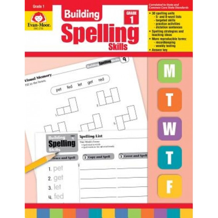 Building Spelling Skills, Grade 1, Evan-Moor Educational Publishers, Doug Wurst, Sharman Wurst