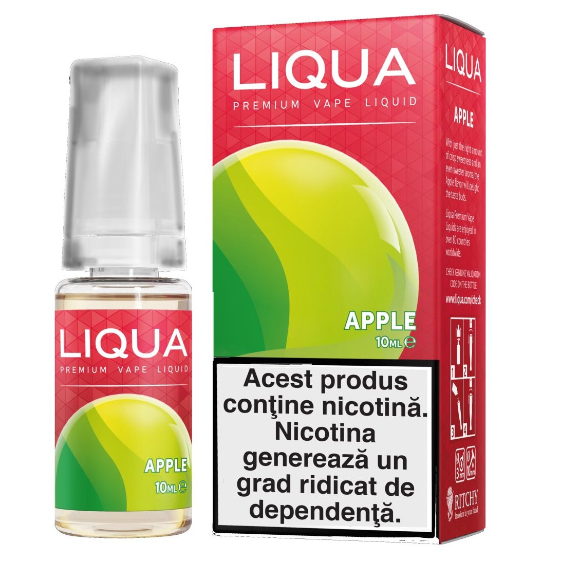 Lichid pentru Tigara Electronica Liqua Elements Apple 6mg/ml 10 ml