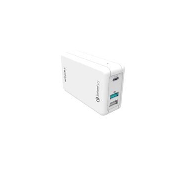 Incarcator priza Romoss Power Cube - EX, iesiri Quick Charge 3.0, Type C Incarcator priza Romoss Power Cube - EX, iesiri Quick Charge 3.0, Type C