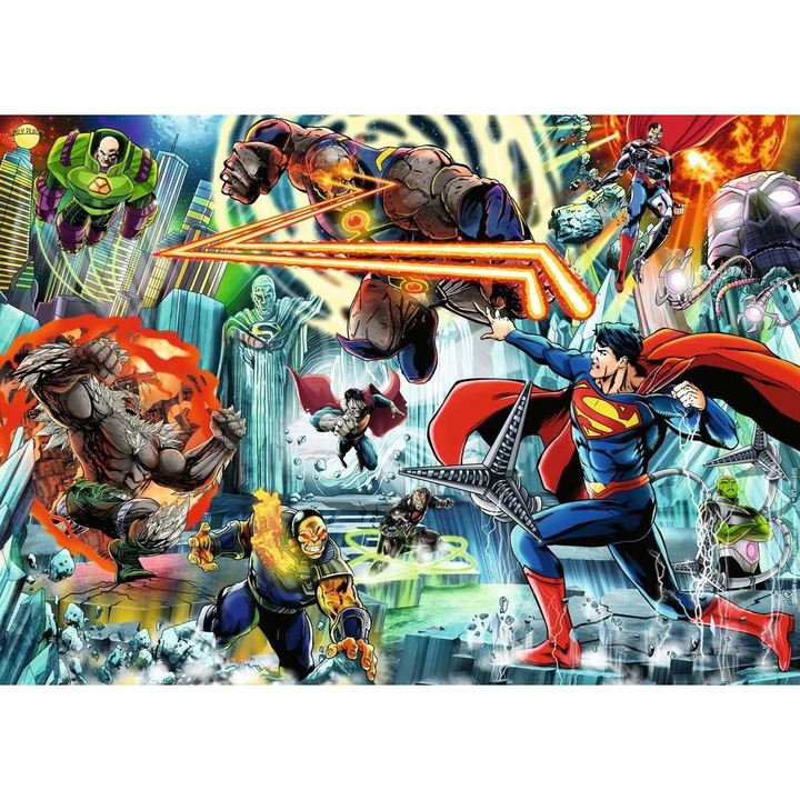 Пъзел DC Comics: Superman, Ravensburger, 1000 части, Многоцветен