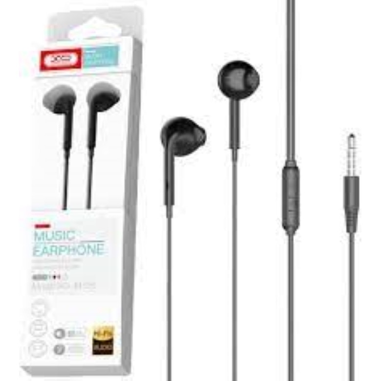 Casti cu fir Stereo XO EP28 Plastic Negru (Jack)