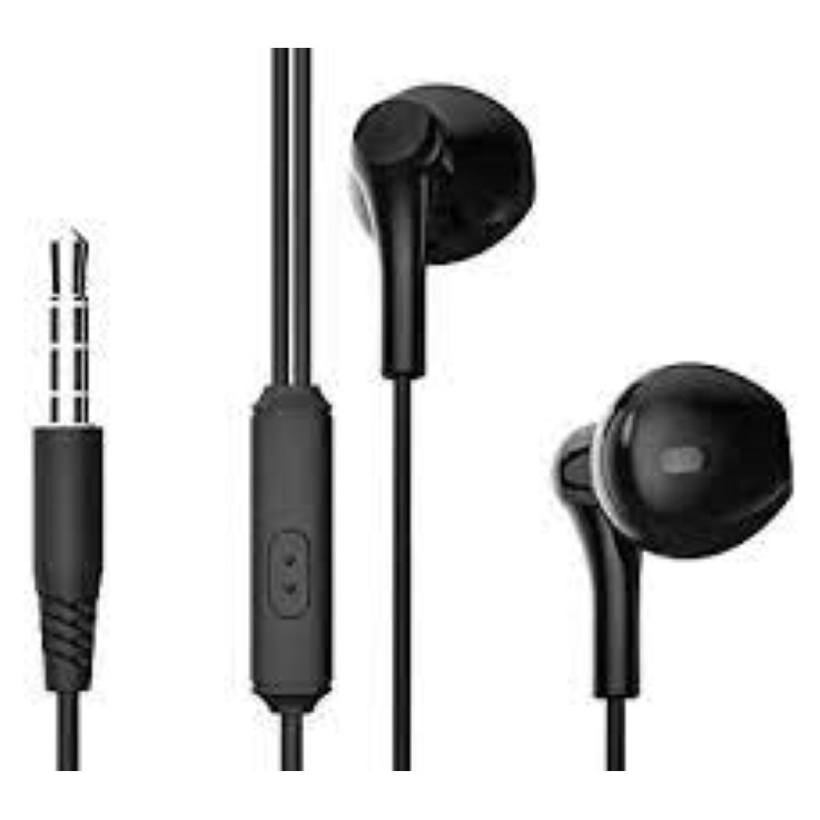 Casti cu fir Stereo XO EP39 Negru, tip In-Ear, conector Jack 3.5mm, 1m, Microfon incorporat