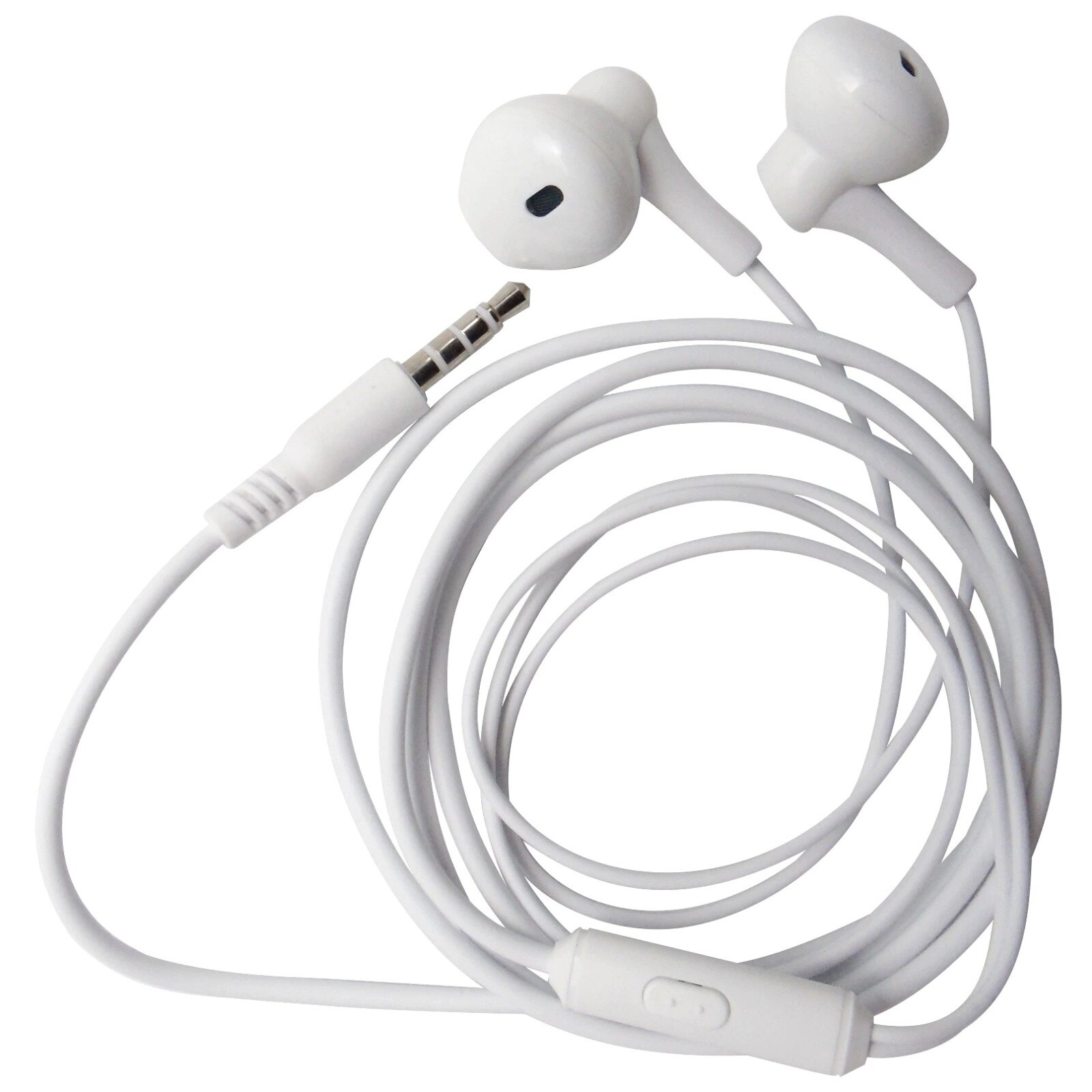 Casti cu fir Stereo XO EP39 Alb, tip In-Ear, conector Jack 3.5mm, 1m, Microfon incorporat