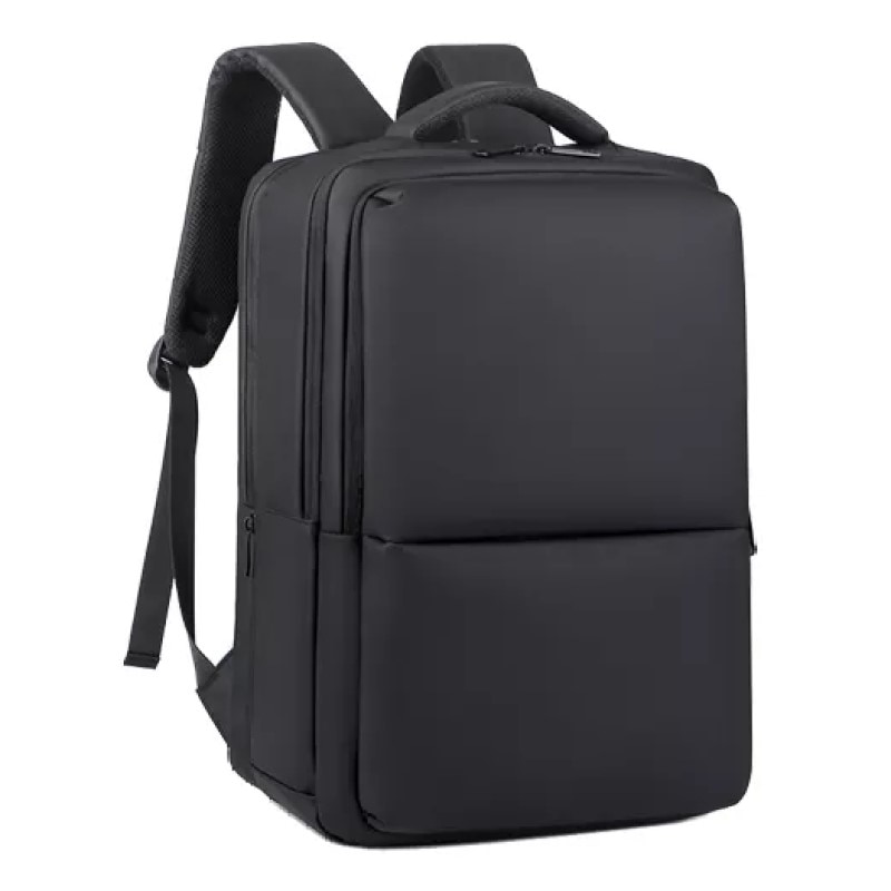 Rucsac laptop 15.6" pentru calatorii, impermeabil, cu port de incarcare USB, ESCALATE, 45x30x15 cm, Negru