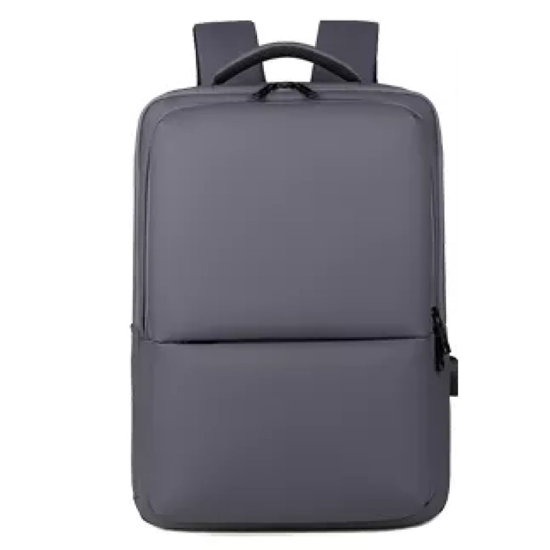Rucsac laptop 15.6" pentru calatorii, impermeabil, cu port de incarcare USB, ESCALATE, 45x30x15 cm, Gri