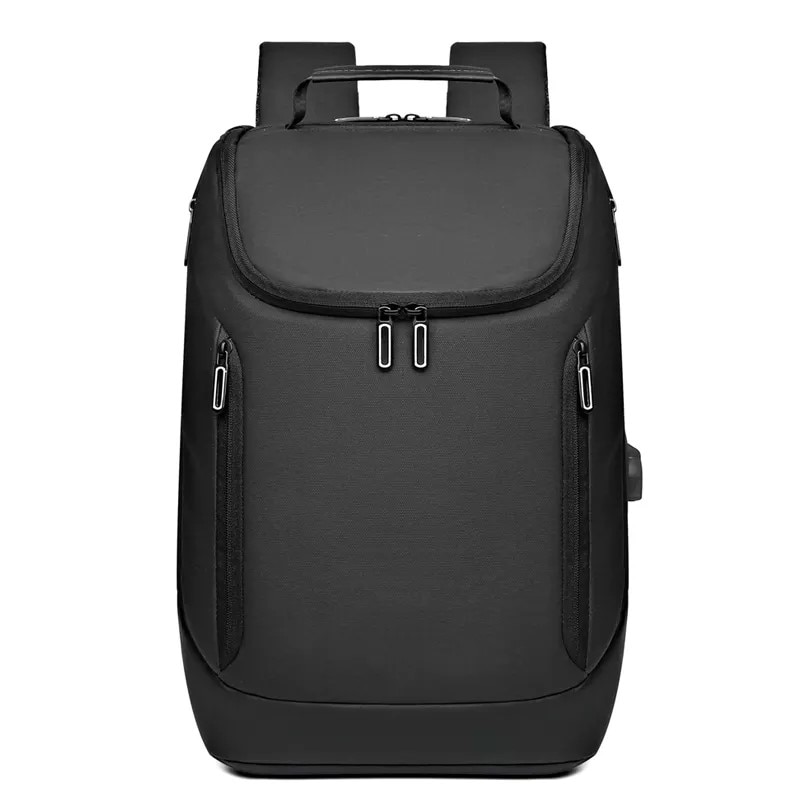 Rucsac laptop 15.6" smart, impermeabil, cu port de incarcare USB, ESCALATE, 31x16x46 cm, Negru