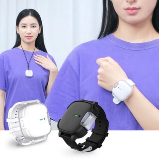 Bracciale Antistatico In Silicone Con Ioni Negativi, Uomo E Donna, Elimina L'Elettricità Statica, Regolabile (Nero/Bianco, Taglie 18-20 Cm)