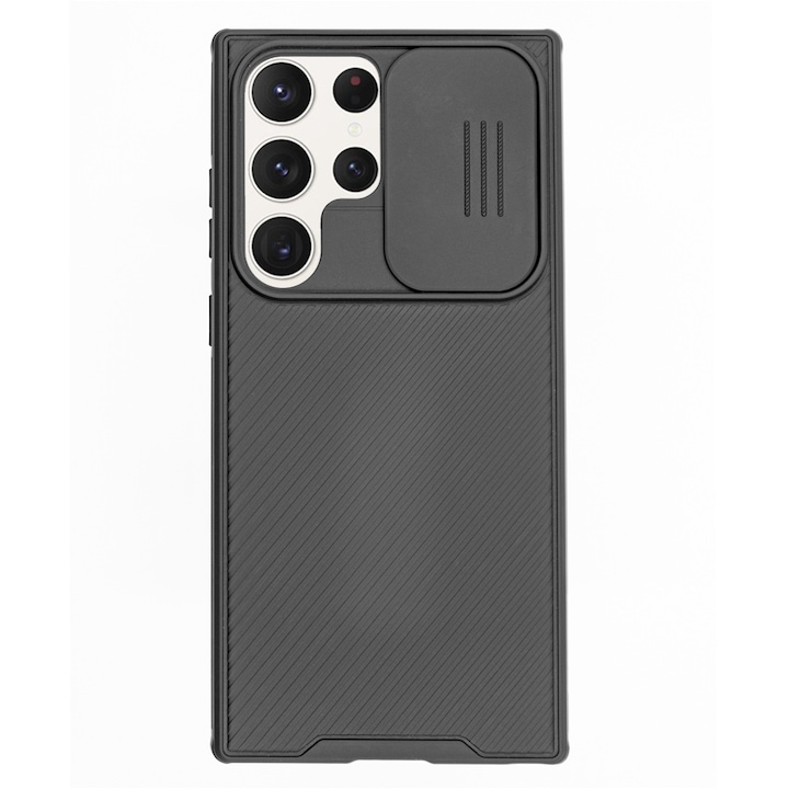 Калъф Nillkin за Samsung Galaxy S24 Ultra, privacy camera, черна пластмаса