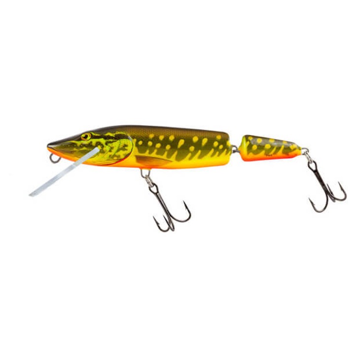 Vobler Salmo Pike Jointed Floating 11cm 13g culoare Hot Pike
