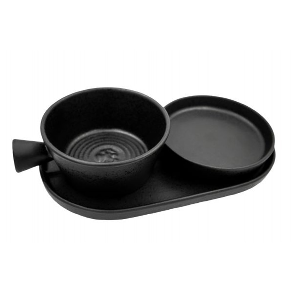 Set de barbierit Dovo Shave Ritual Pitch Dark - eMAG.ro