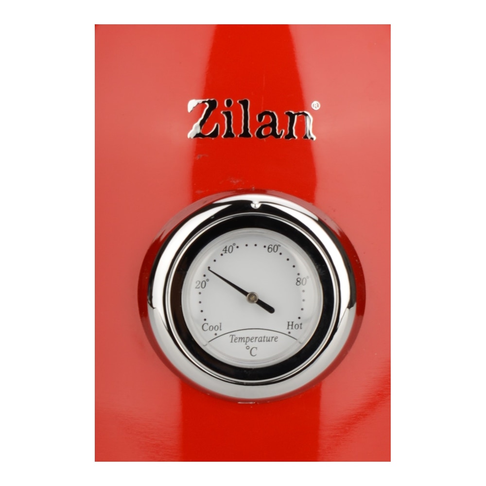 Fierbator RETRO Zilan ZLN7033 Rosu, Capacitate 1.7 Litri, Putere