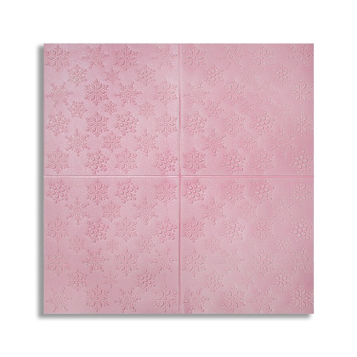 Tapet 3D Autoadeziv, design modern, rezistent la umezeala, usor de curatat, 70x70cm, Naimeed D4718, model elegant, Roz