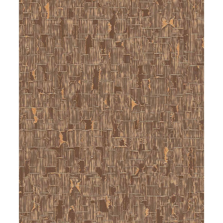 Modern texturált tapéta, barna, arany, hálószoba, nappali, fürdőszoba, előszoba, Casual Chic, 10260-11 0,53mx 10m