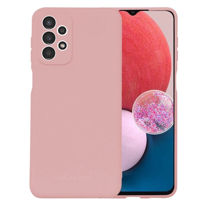 Szilikon tok, Molan Cano, Samsung Galaxy A13 4G, Rose Ash