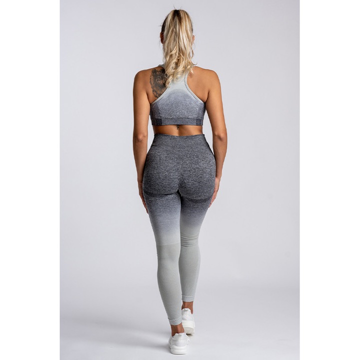 2 db harisnya és fitness melltartó készlet BC8001 Grey L