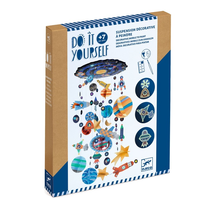 Творческа игра, DIY Set Decoratie мебели Слънчева система, Djeco