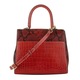 Дамска чанта Rossi RSI010R, Червен питон