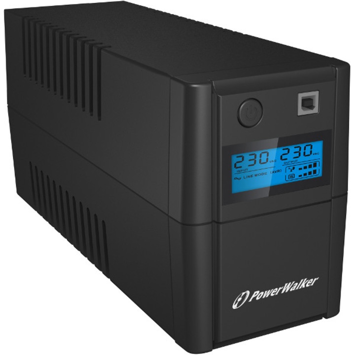 UPS със синусоидален изход, PowerWalker, черен