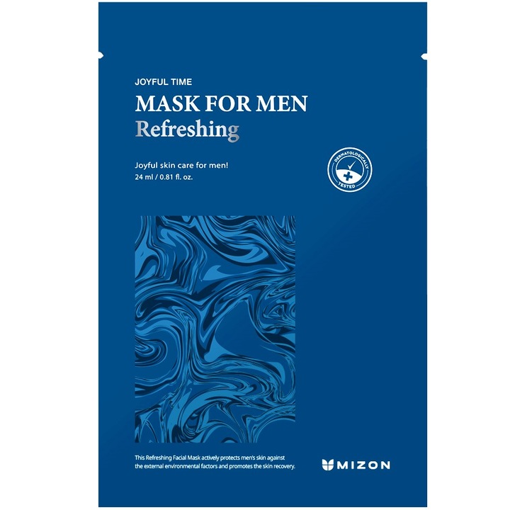 Masca reparatoare si antiiritanta tip servetel pentru barbati Joyful Time Essence 24ml