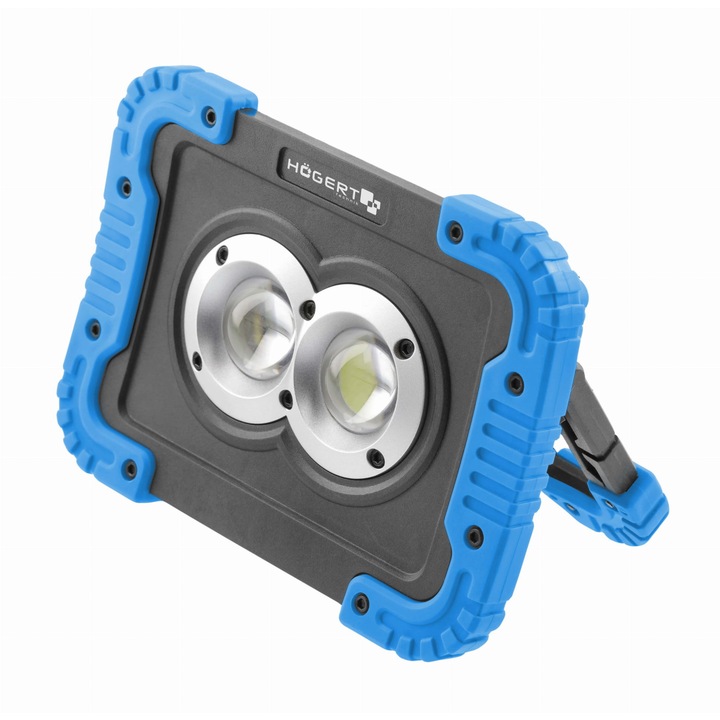 Ревизионно фенерче 2x10W 1150lm COB LED USB зареждане 4400 mAh