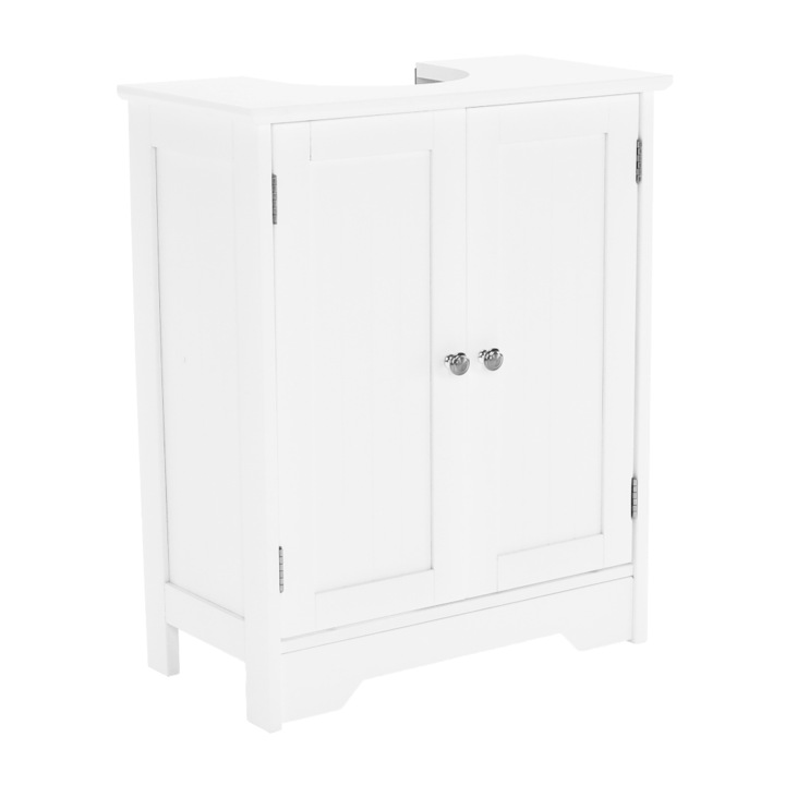 Шкаф под мивка Athens, MDF, Бял, 50х25х60см