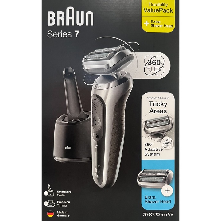 Самобръсначка Braun 70-S7200cc vs, с допълнителна глава