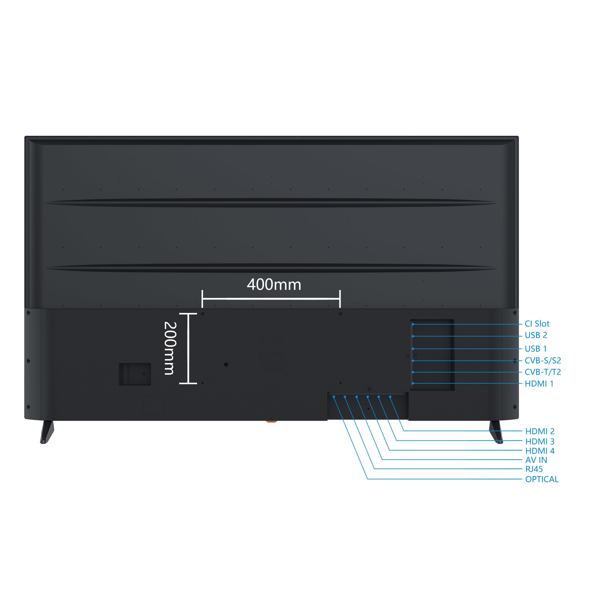 Телевизор Smart-Tech LED 65UA20T1, 65" (165 см), Smart Android, 4K ...