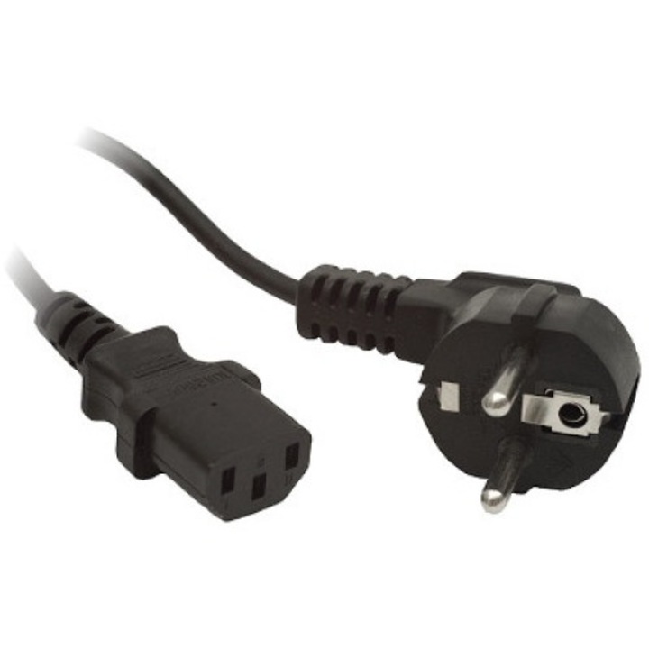 Кабел, Lanberg CEE 7/7 -> IEC 320 C13 power cord 1.8m, black
