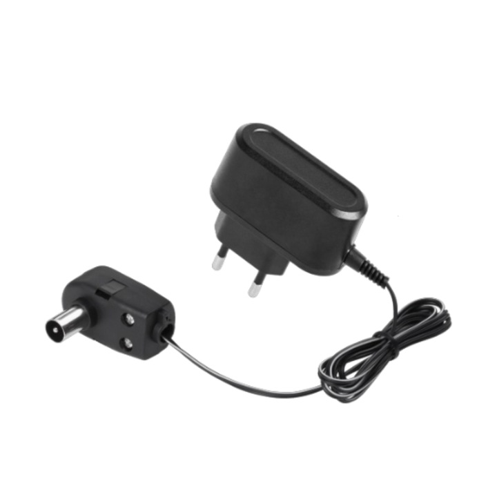 Antenna tápegység, Lechpol, 12 V/100 mA, Fekete