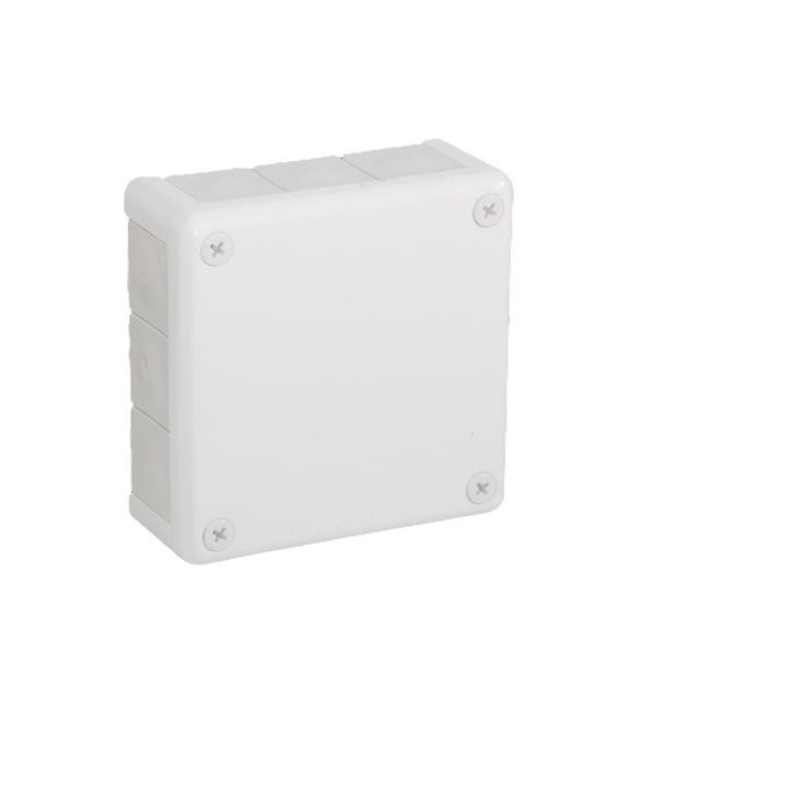 Повърхностни кутии, VIPLAST, IP55, 118 x 118 x 46 mm, бяло