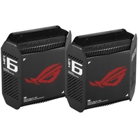 Sistem Wi-Fi Mesh Gaming ASUS ROG Rapture GT6 (B-2-PK), AX10000, Tri-Band, acoperire 540m², Tri-Core 1.7GHz CPU, 256MB/512MB Flash/RAM, 2.5G port, AiProtection Pro, Adaptive QoS, VPN server/client, IPTV, OFDMA, Beamforming, Link Aggregation, AiMesh