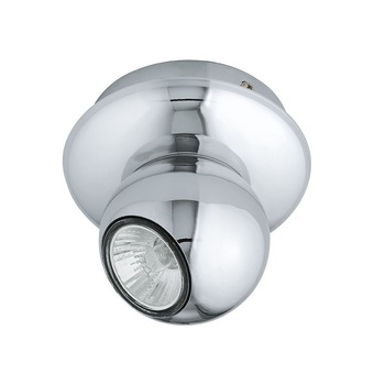 Aplica / Plafoniera spot Norbello, EGLO, GU10, 1x50W, 320 lm, otel, crom Aplica / Plafoniera spot Norbello, EGLO, GU10, 1x50W, 320 lm, otel, crom