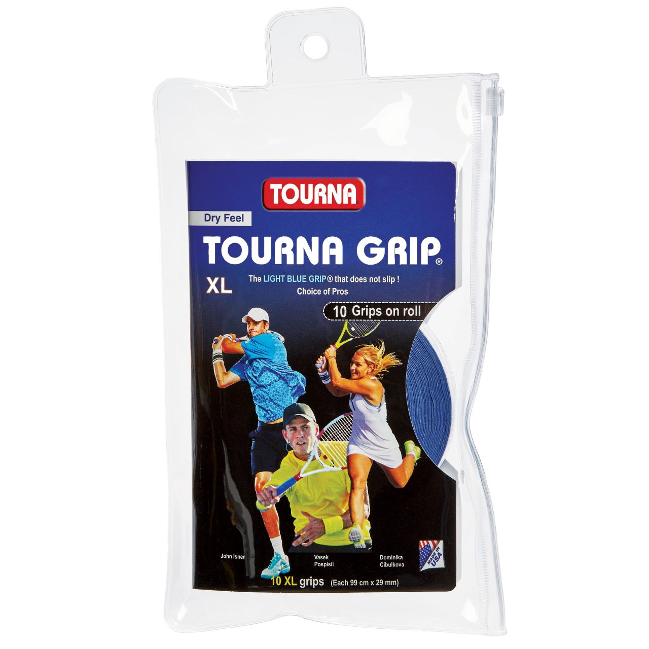 Overgrip TOURNA Blue, XL, 10 bucati