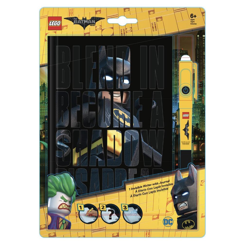 Jurnal / Agenda Batman LEGO Batman Movie cu Marker cerneala invizibila - 96  pag 