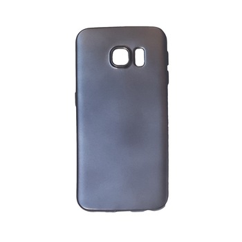 Husa silicon metalic Samsung S6 edge gri Husa silicon metalic Samsung S6 edge gri