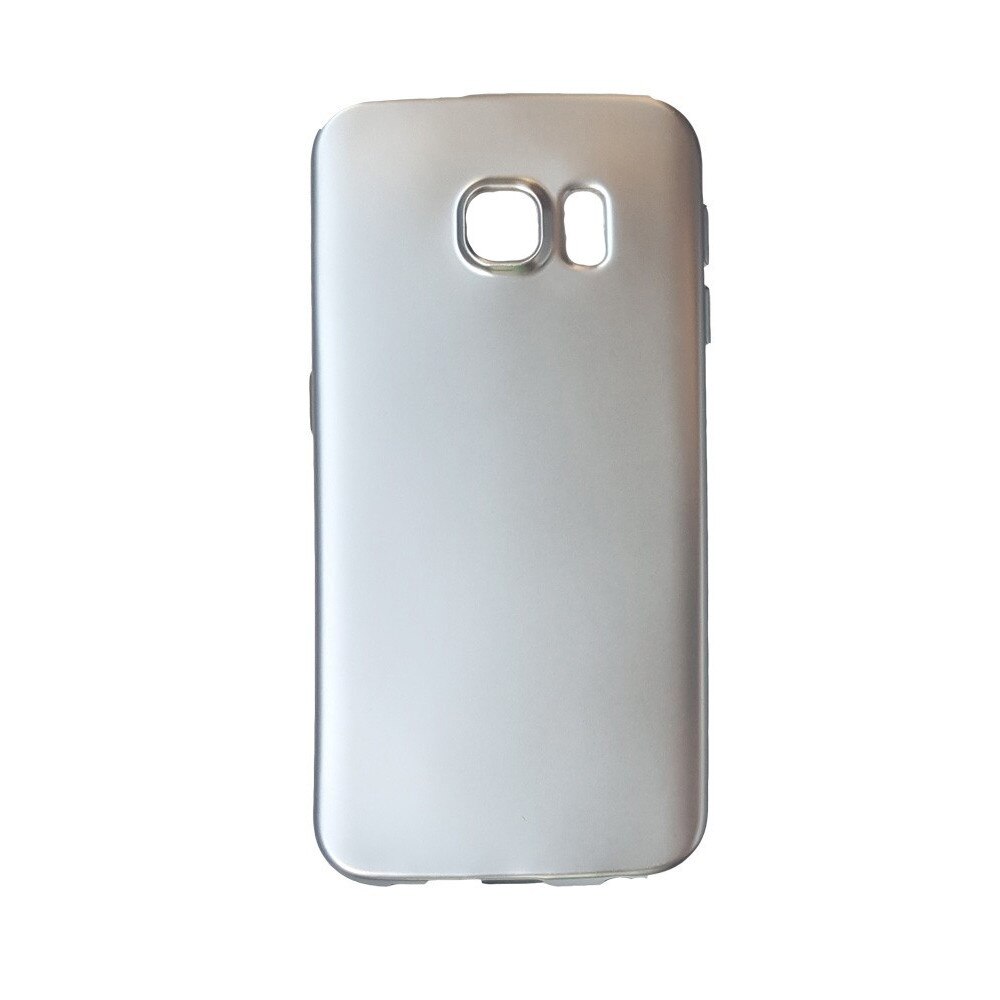 Husa silicon metalic Samsung S7 silver
