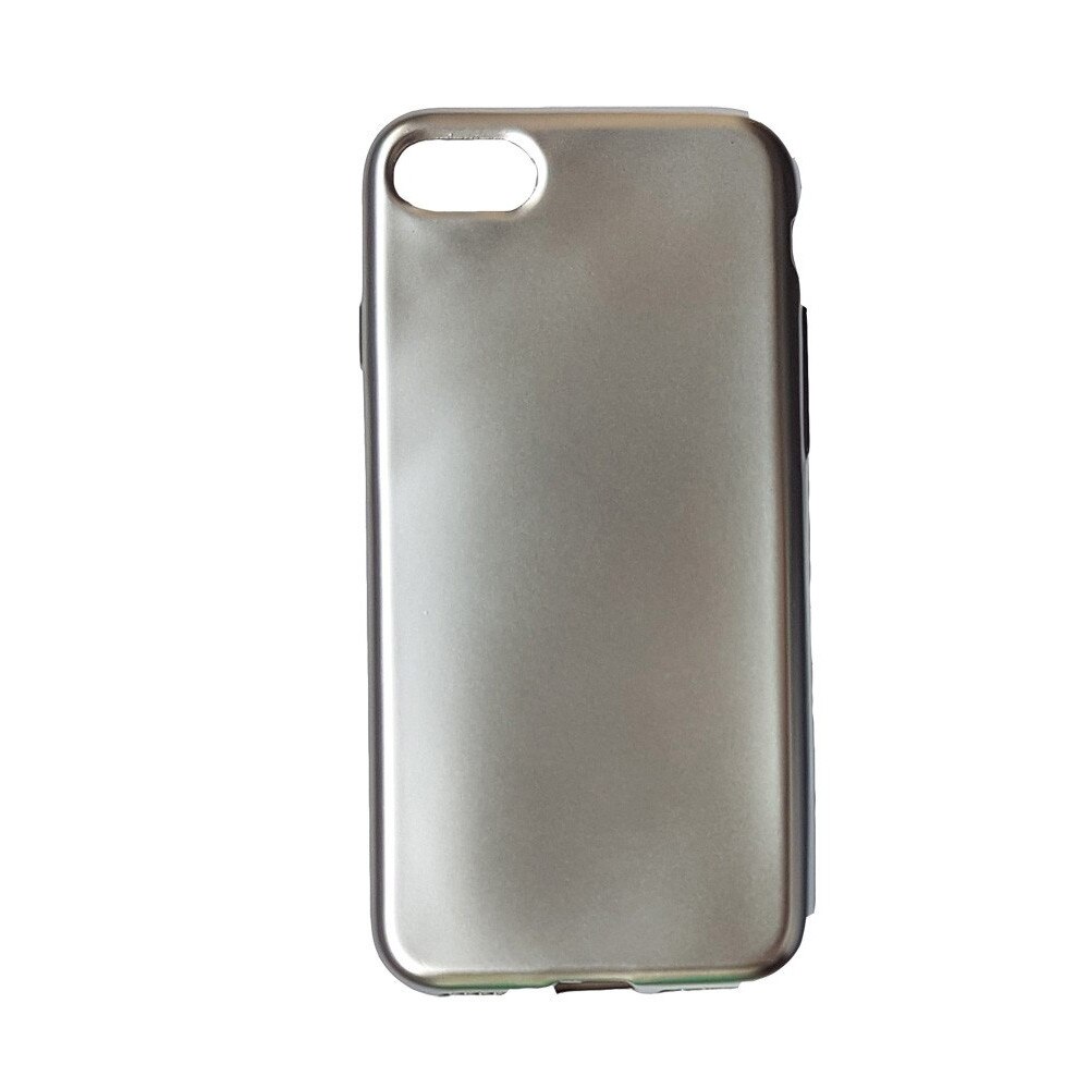 Husa silicon metalic Iphone 6/6s silver