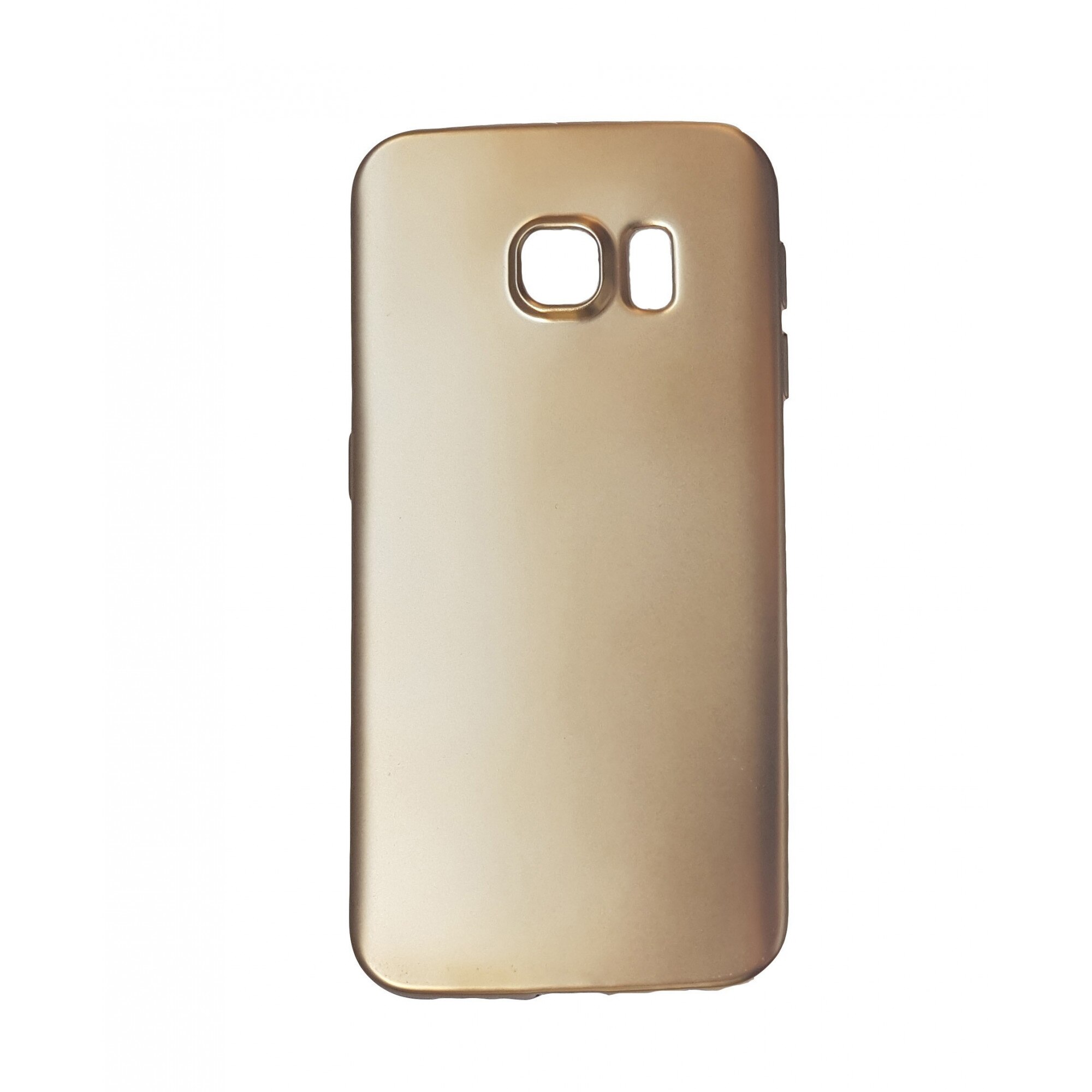 Husa silicon metalic Samsung S7 gold