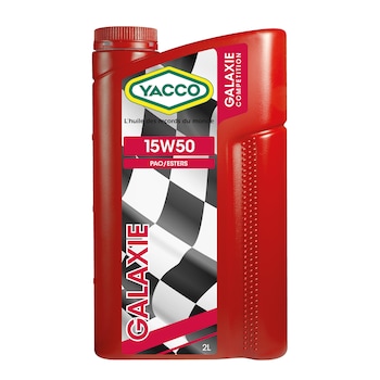 Ulei de motor YACCO GALAXIE 15W-50 pentru masini de competitie sau stil de conducere sportiva - 2 L Ulei de motor YACCO GALAXIE 15W-50 pentru masini de competitie sau stil de conducere sportiva - 2 L