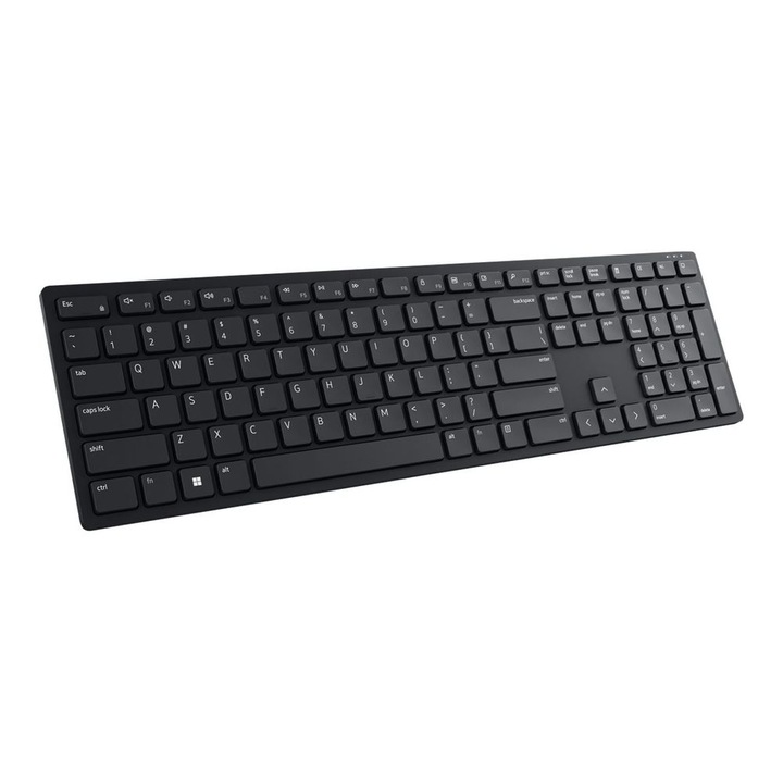 Безжична клавиатура, DELL, KB500, черна