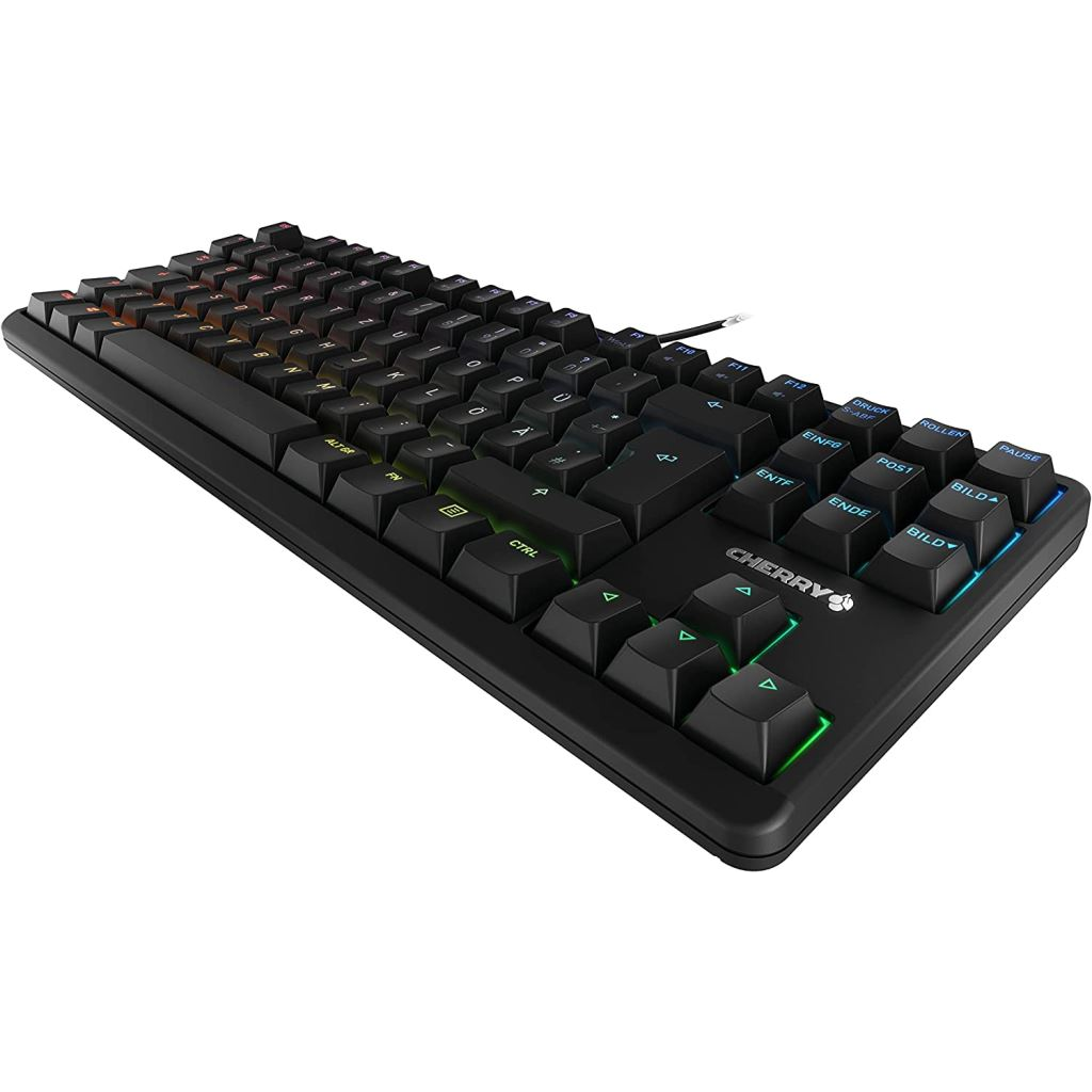 Tastatura mecanica Cherry G80-3000N TKL RGB, Cherry MX Silent Red