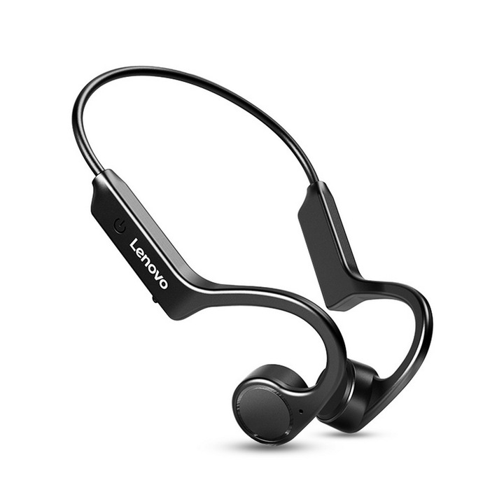 Casti Wireless Bone Conduction Lenovo Thinkplus X4 Bluetooth 5.3, negru