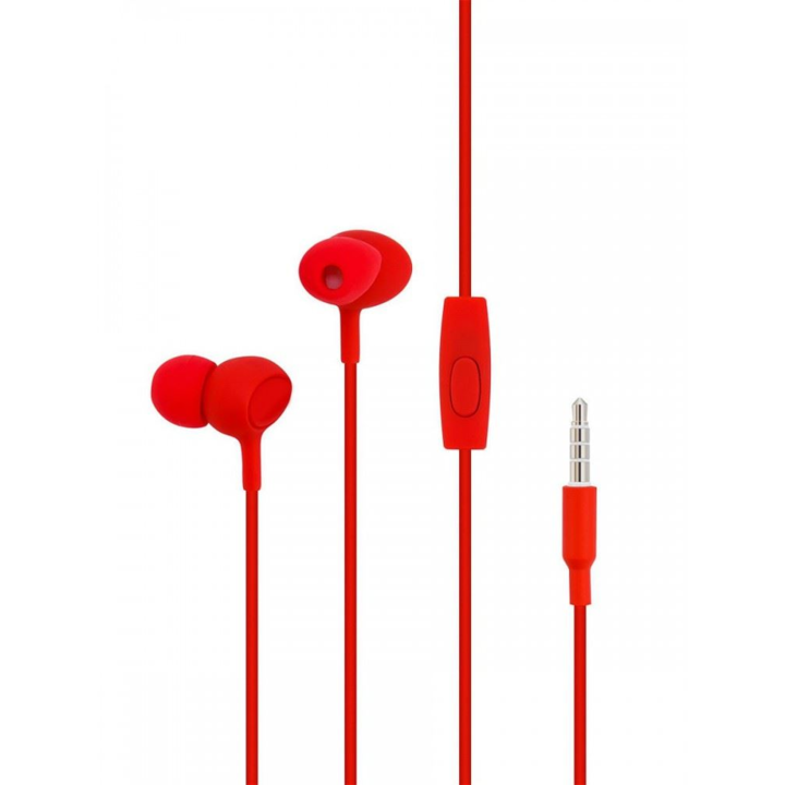 Червени стерео слушалки Cellect (CEL-HEADSET2-R)