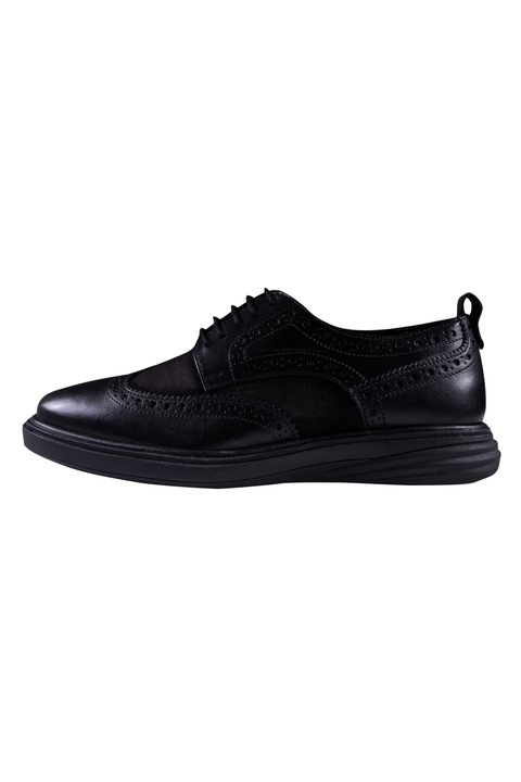 Pantofi barbati Prince Oliver, Piele naturala, Negru, 41