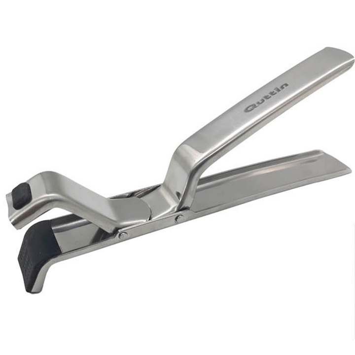 Cleste pentru manevrarea vaselor fierbiti, 19x7.2x2.6cm, Quttin, inox