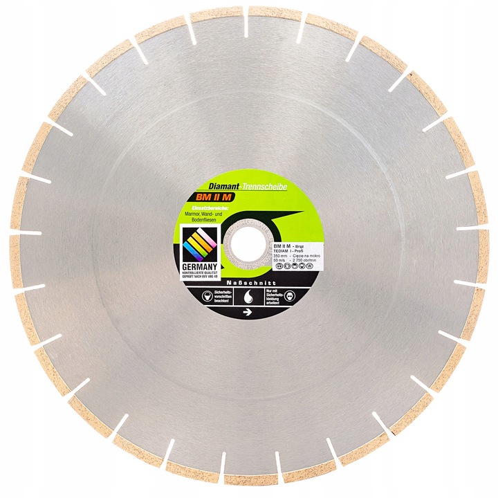 Disc diamantat Tediam, Marmura, 350x25.4/30 mm