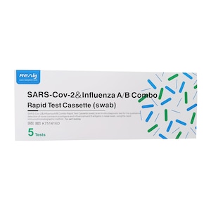 Set 5 Teste Rapide Antigen, Combinate, Gripa A+B si Covid-19, Realy Tech, Nazale