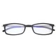 Ochelari Lucky Joy de vedere pentru citit, lectura cu protectie pentru calculator, model unisex cu etui metalic magnetic atasare telefon, protectie ecran telefon, lumina albastra, UV 400, dioptrie+1.00, culoare, negru